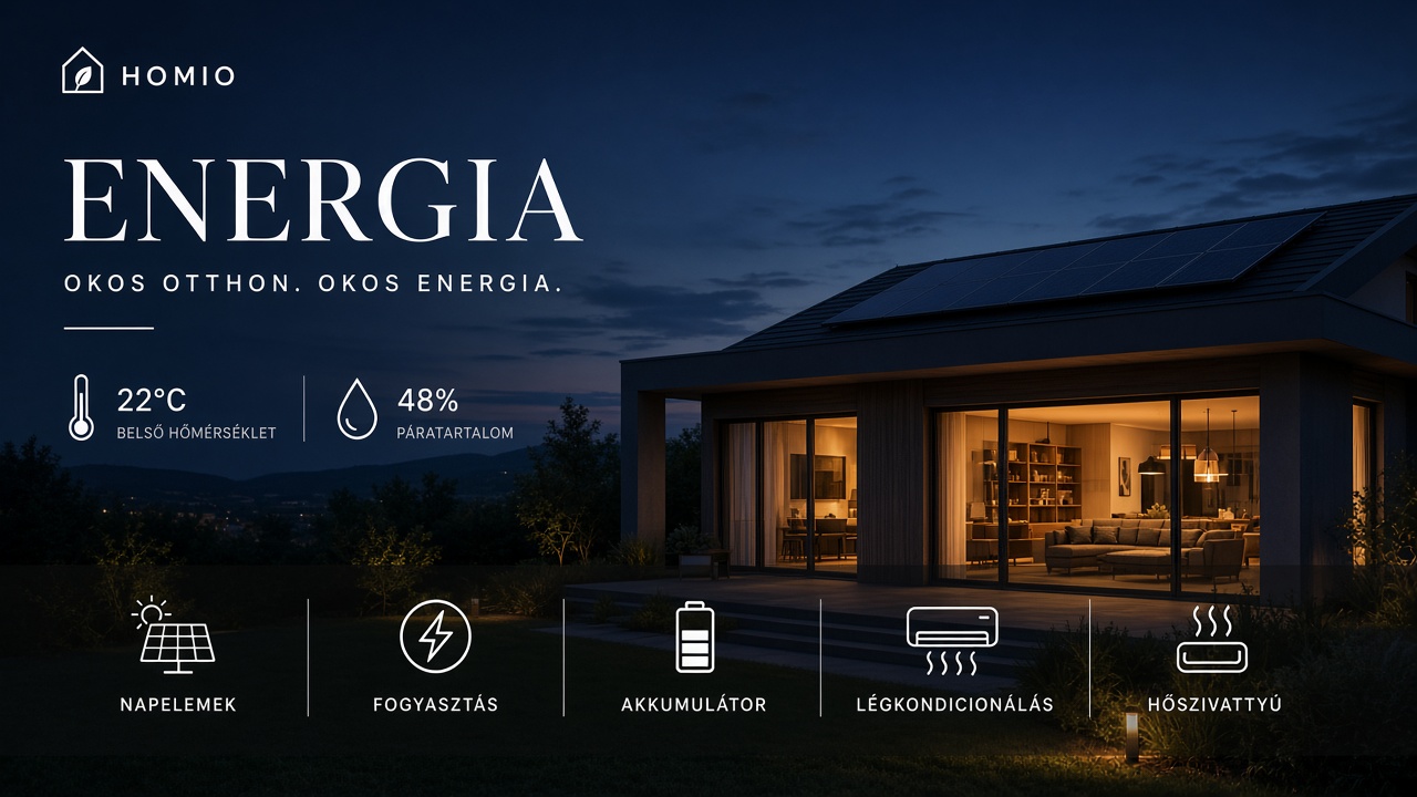 Okosotthon energia nézet koncepció